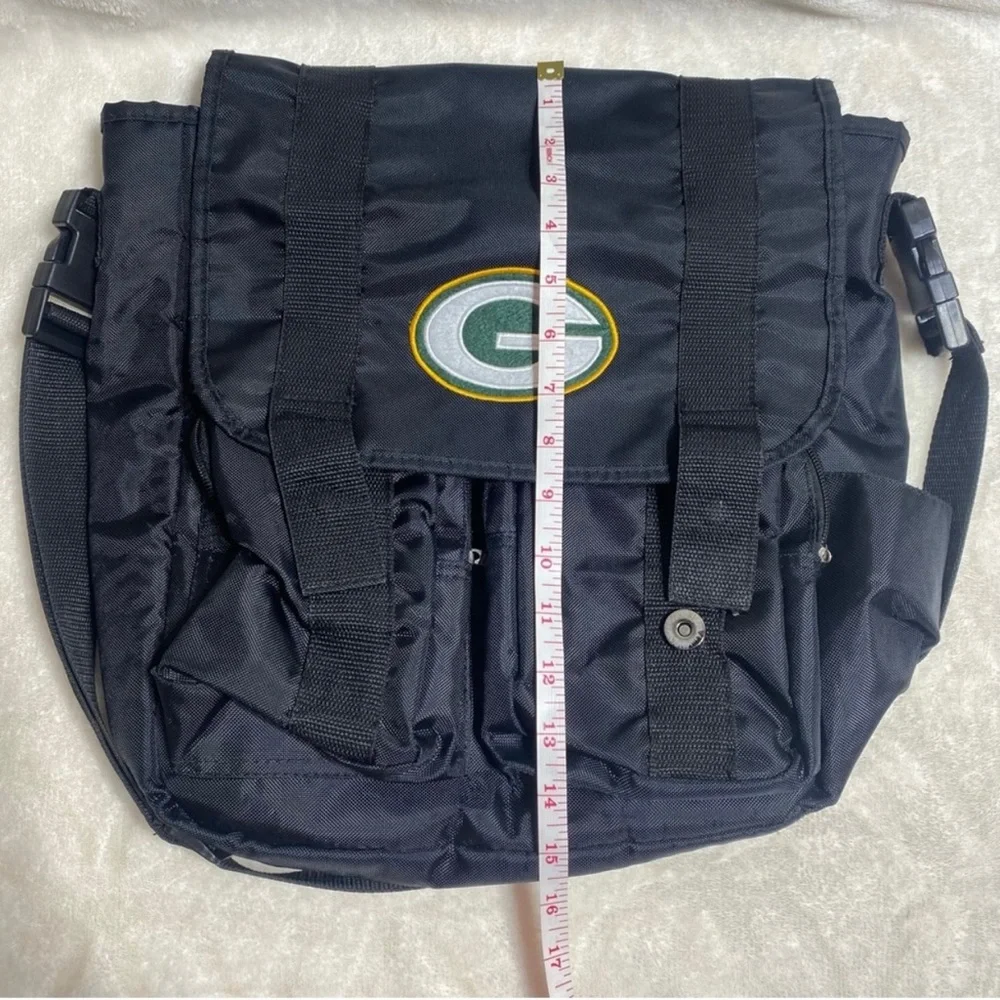 NFL Greenbay Packers Diaper/Crossbody Shoulder Bag Black Football Team Logo 🏈